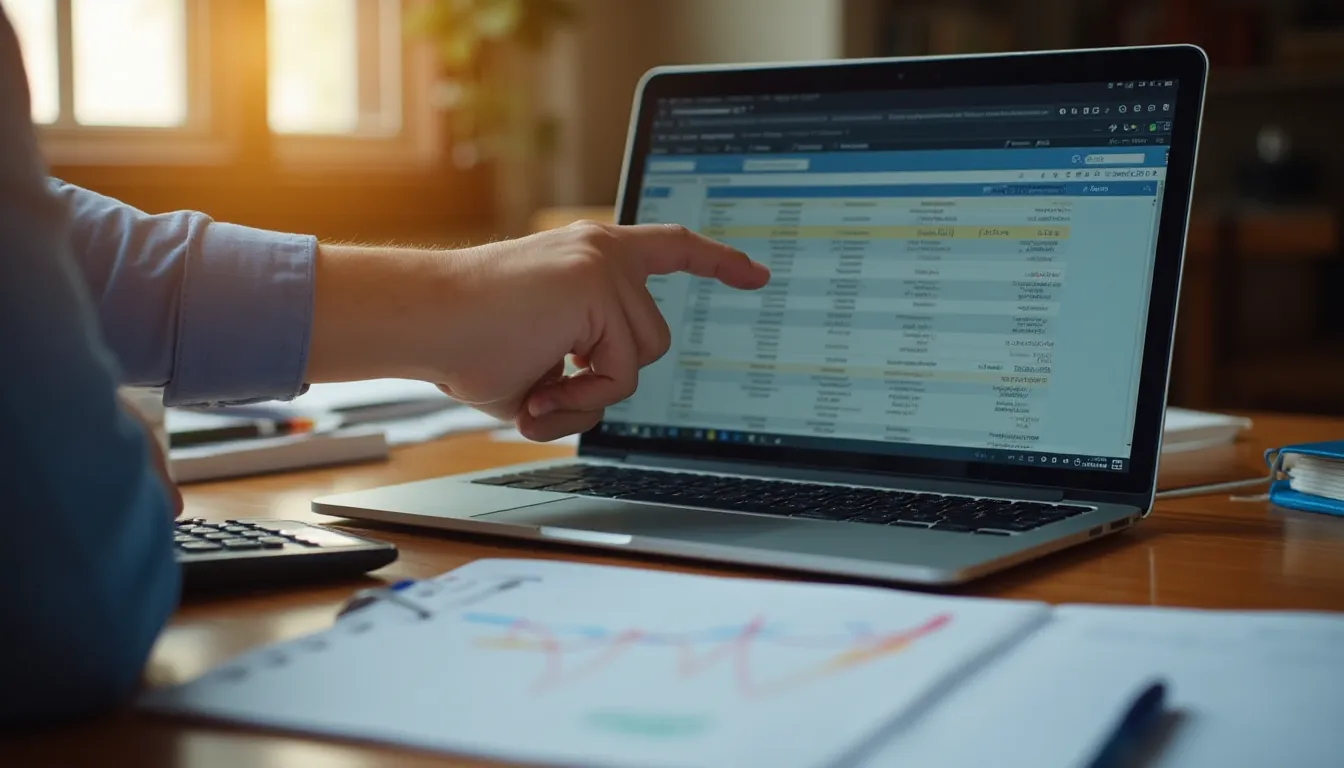Профессиональное рабочее место для обучения с ноутбуком с интерфейсом Exchange Rates Pro, учебными материалами и пошаговой настройкой обучения